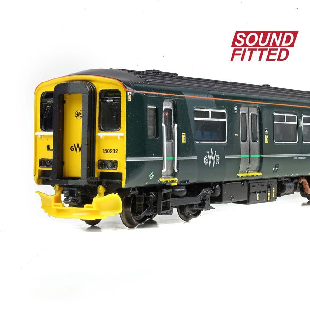 Farish 371-337SF Class 150/2 2-Car DMU 150232 GWR Green (FirstGroup) (DCC SOUND) N Gauge *PRE ORDER £305.96*