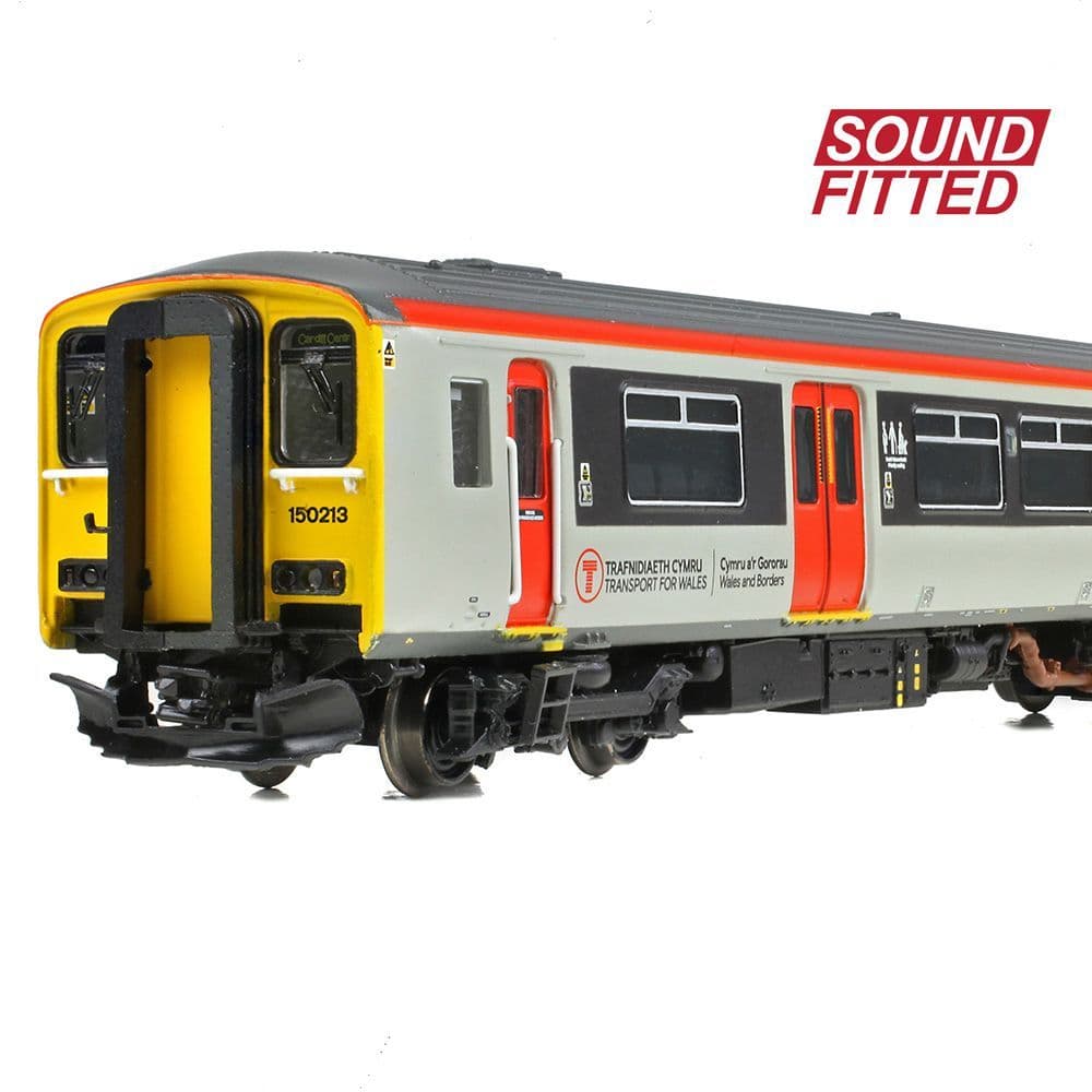 Farish 371-339SF Class 150/2 2-Car DMU 150213 Transport for Wales  (DCC SOUND) N Gauge *PRE ORDER £305.96*