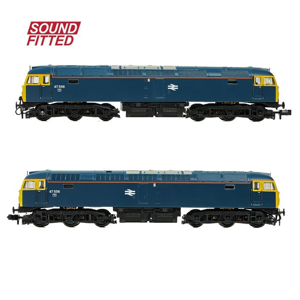 Farish 371-829BSF Class 47/4 47556 BR Blue N Gauge