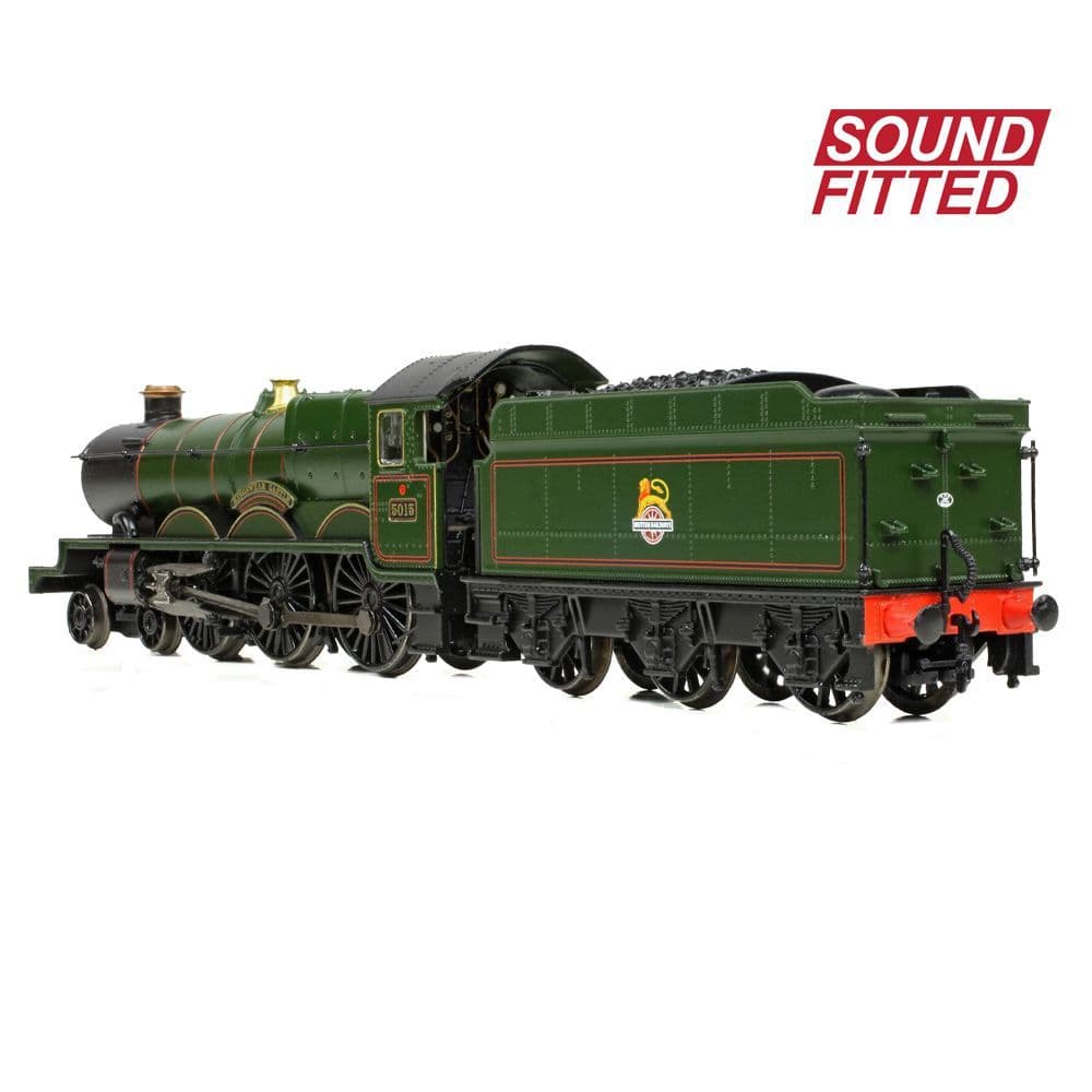 Farish 372-031ASF GWR 4073 'Castle' 5015 'Kingswear Castle' BR Lined Green (E/Crest) (DCC SOUND) N Gauge *PRE ORDER £246.46*