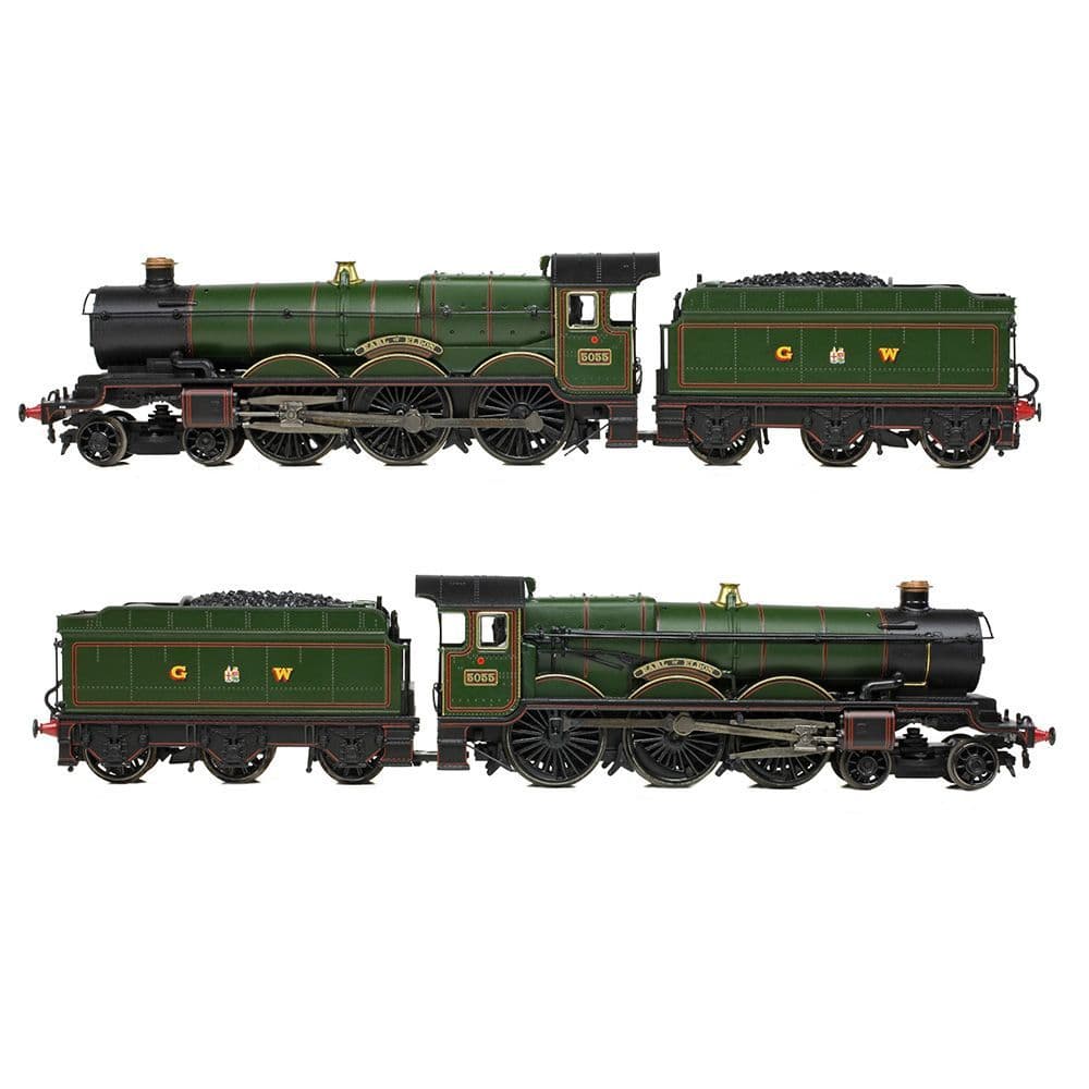 Farish 372-034 GWR 4073 'Castle' 5055 'Earl of Eldon' GWR Lined Green (GW Crest) N Gauge *PRE ORDER £152.96*