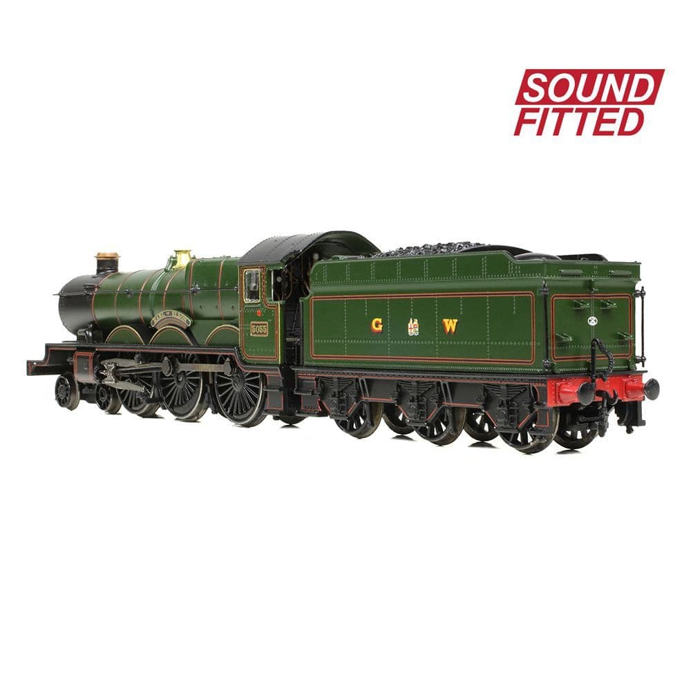 Farish 372-034SF GWR 4073 'Castle' 5055 'Earl of Eldon' GWR Lined Green (GW Crest) (DCC SOUND) N Gauge *PRE ORDER £246.46*