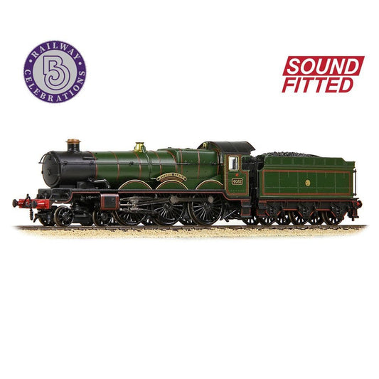 Farish 372-035SF GWR 4073 'Castle' 4082 'Windsor Castle' GWR Lined Green (Shirtbutton) (DCC SOUND) N Gauge *PRE ORDER £246.46*