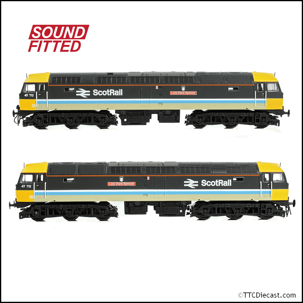 Farish 372-245ASF Class 47/7 47712 'Lady Diana Spencer' BR ScotRail N Gauge