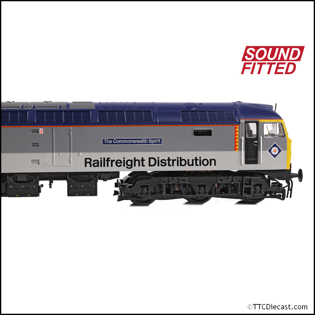 Farish 372-263SF Class 47/4 47555 'The Commonwealth Spirit' BR RF Distribution European N Gauge