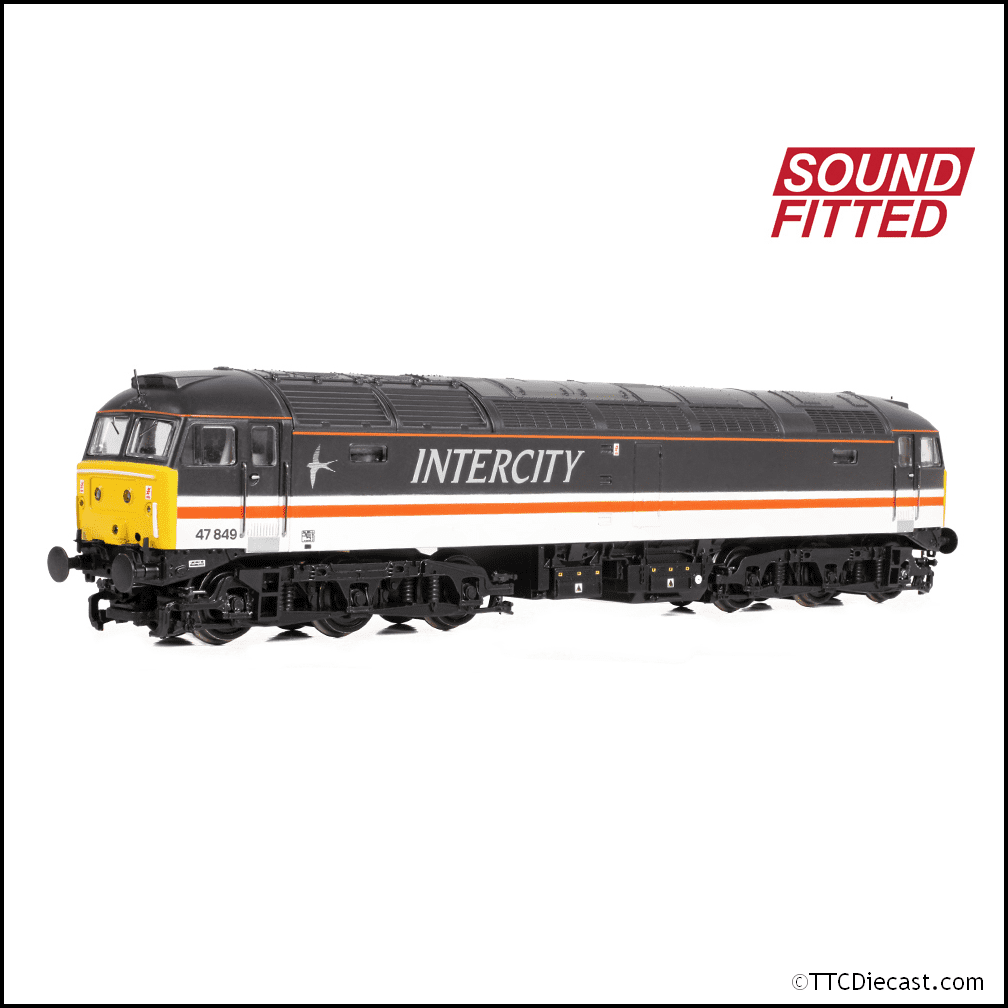 Farish 372-266SF Class 47/4 47849 BR InterCity (Swallow) N Gauge