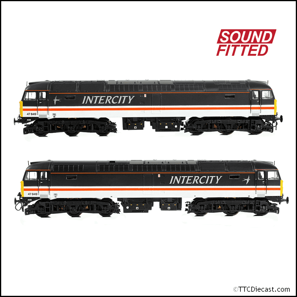 Farish 372-266SF Class 47/4 47849 BR InterCity (Swallow) N Gauge