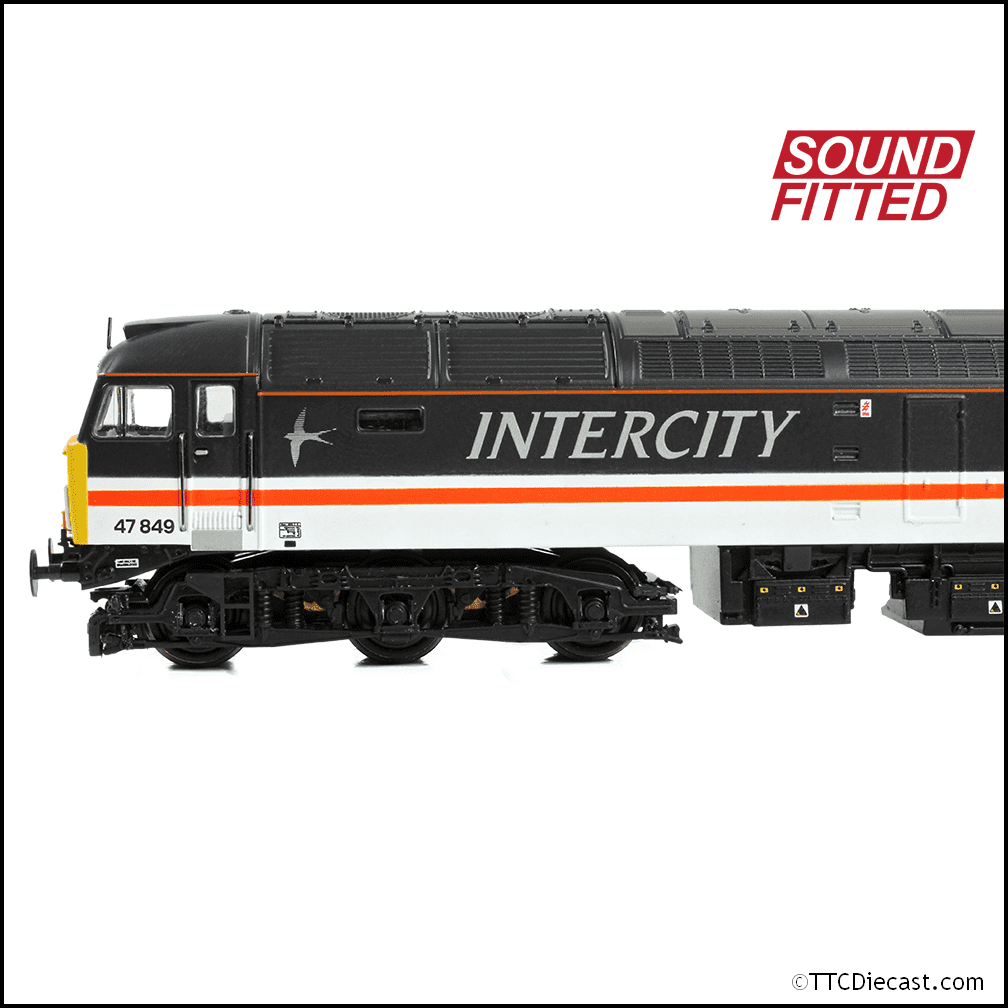 Farish 372-266SF Class 47/4 47849 BR InterCity (Swallow) N Gauge
