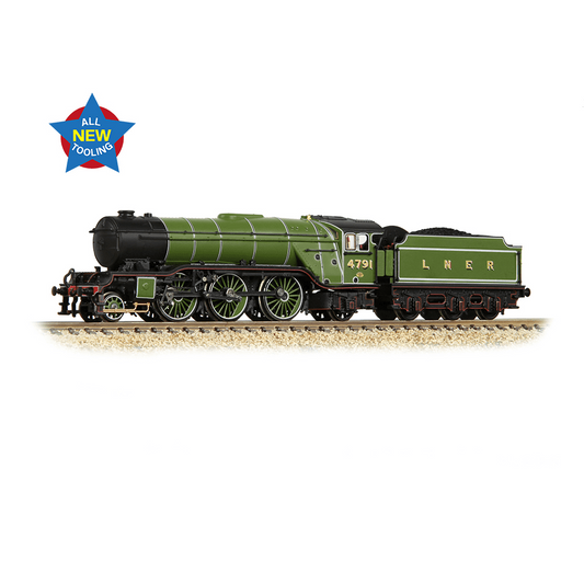 Farish 372-610 LNER V2 4791 LNER Lined Green (Original) N Gauge - PRE ORDER £186.96