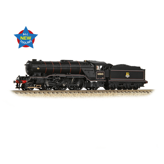 Farish 372-612 LNER V2 60845 BR Lined Black (Early Emblem) N Gauge