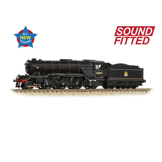 Farish 372-612SF LNER V2 60845 BR Lined Black (Early Emblem) N Gauge - PRE ORDER £280.46