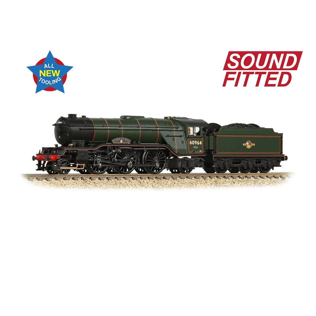 Farish 372-613SF LNER V2 60964 'Durham Light Infantry' BR Lined Green (L/C) N Gauge PRE ORDER £280.46