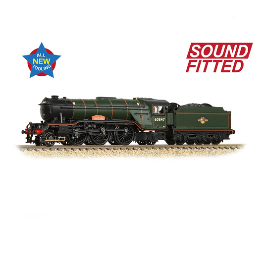 Farish 372-614SF LNER V2 60847 'St Peter's School' BR Lined Green (L/C) N Gauge - PRE ORDER £280.46