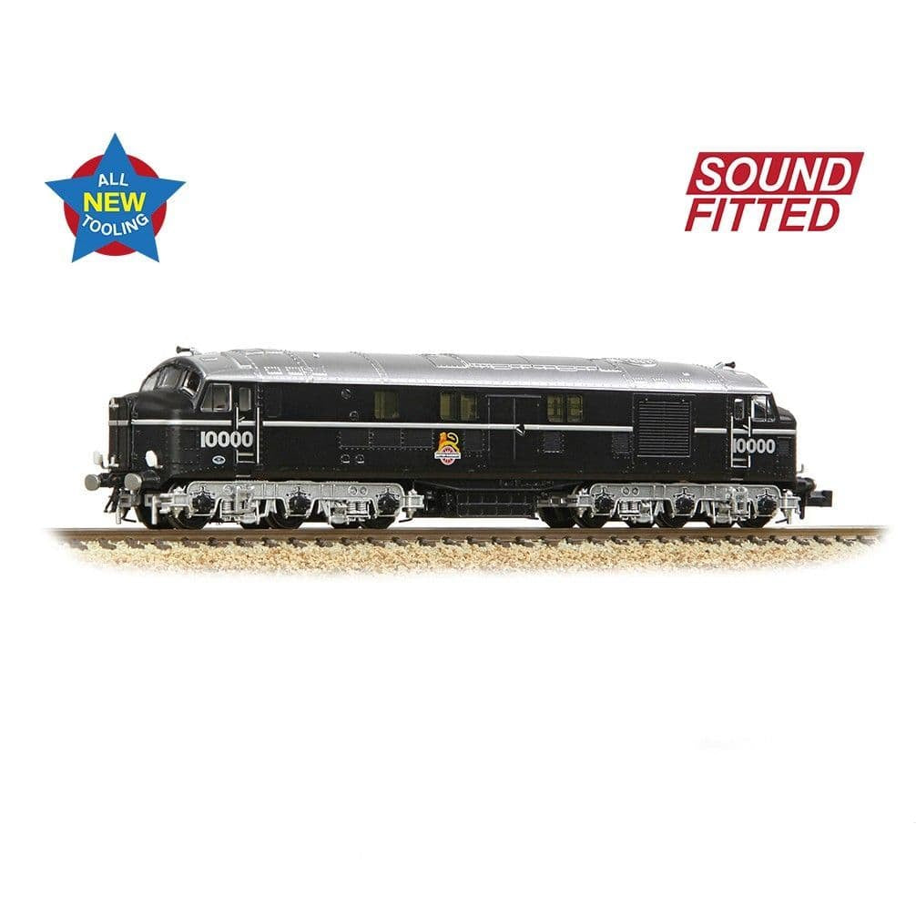 Farish 372-912SF LMS 10000 BR Black (Early Emblem) - N Gauge