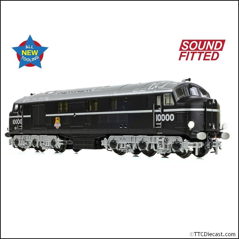 Farish 372-912SF LMS 10000 BR Black (Early Emblem) - N Gauge