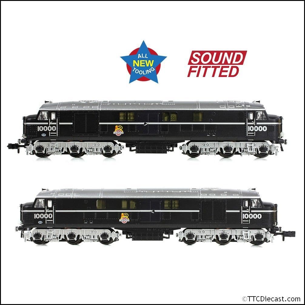 Farish 372-912SF LMS 10000 BR Black (Early Emblem) - N Gauge