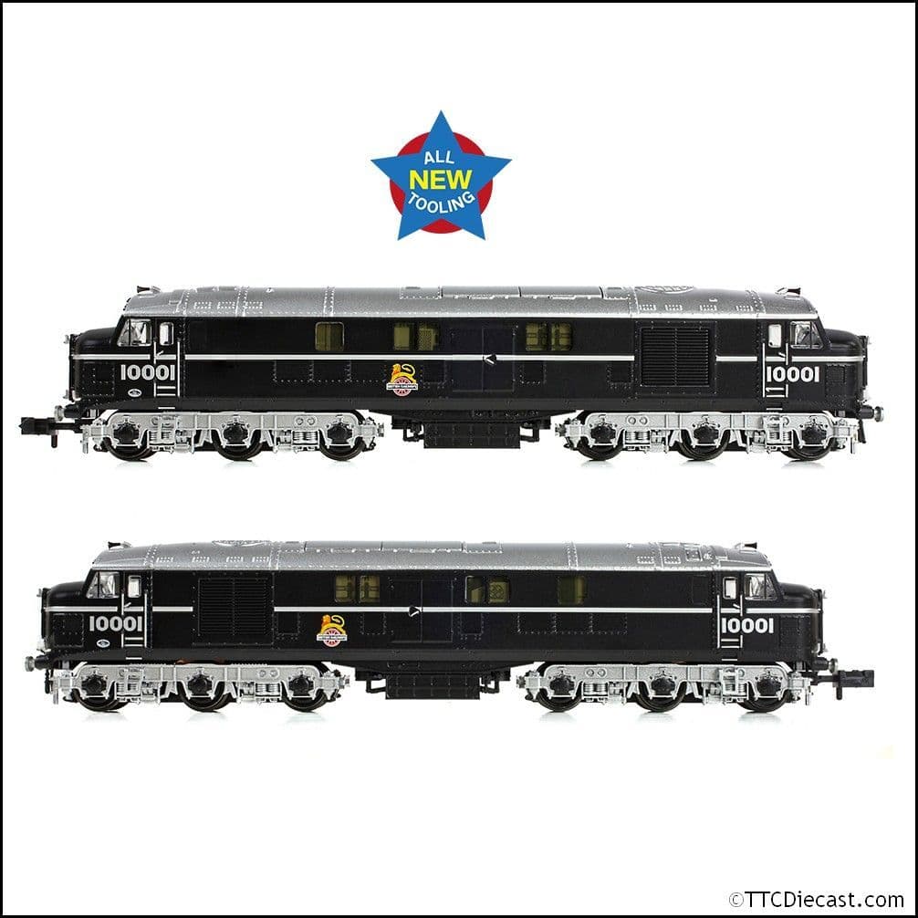 Farish 372-913 LMS 10001 BR Black (Early Emblem) - N Gauge