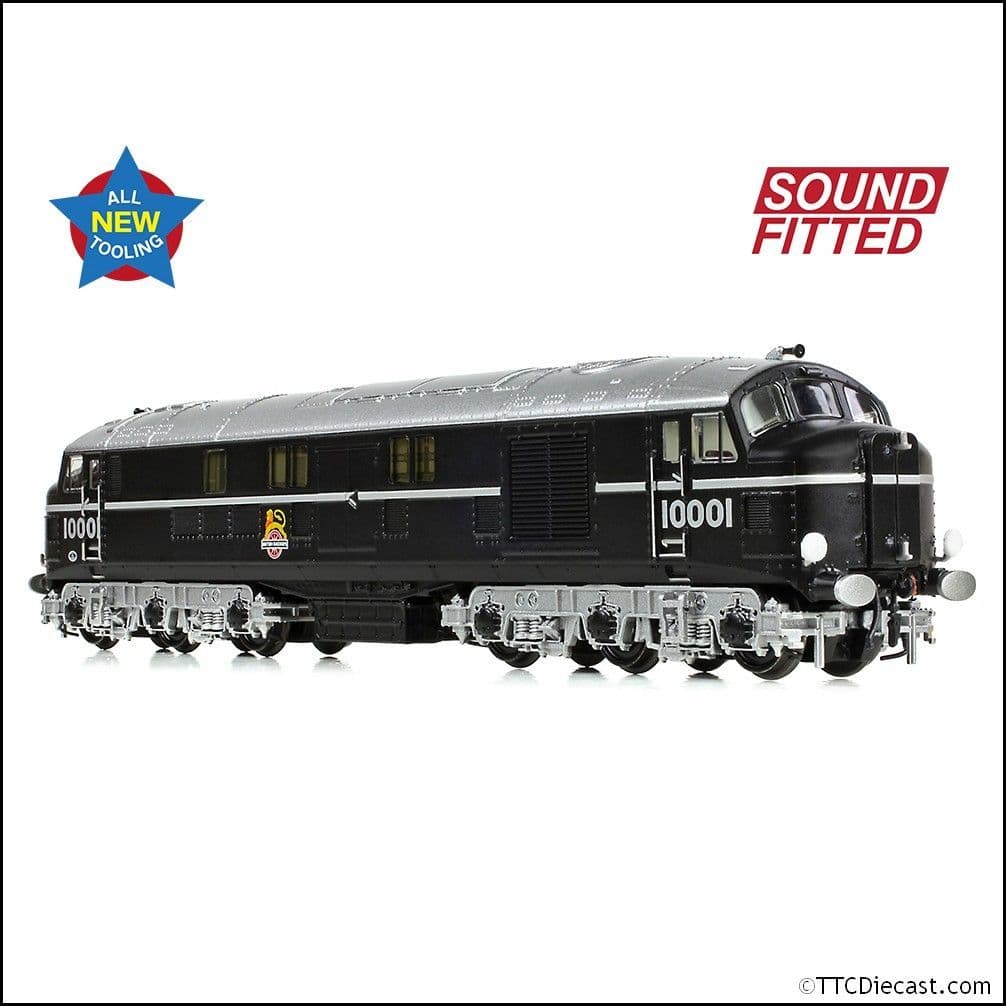 Farish 372-913SF LMS 10001 BR Black (Early Emblem) - N Gauge