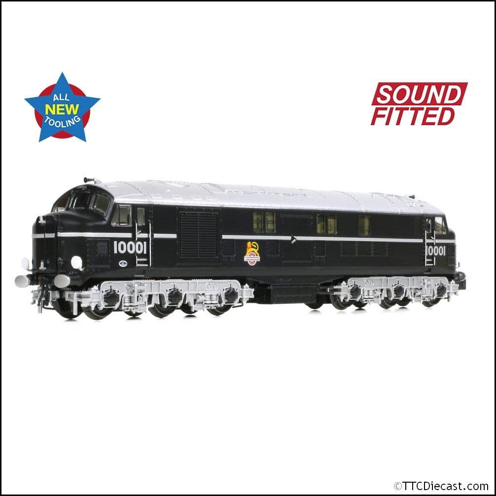 Farish 372-913SF LMS 10001 BR Black (Early Emblem) - N Gauge