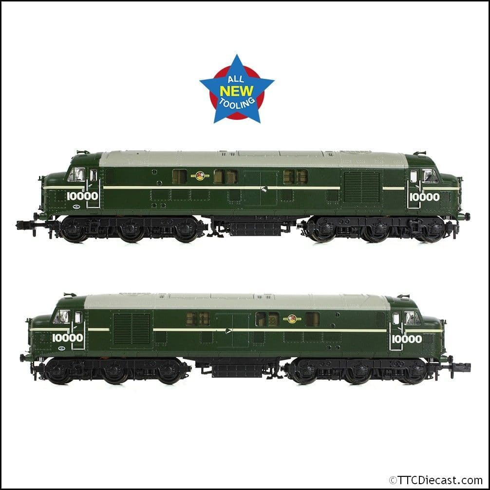 Farish 372-914 LMS 10000 BR Green (Late Crest) - N Gauge