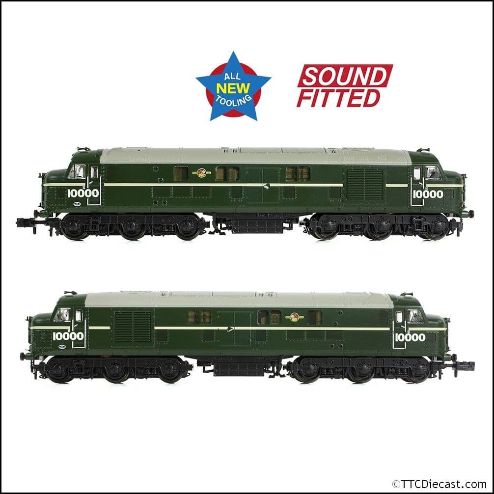 Farish 372-914SF LMS 10000 BR Green (Late Crest) - N Gauge