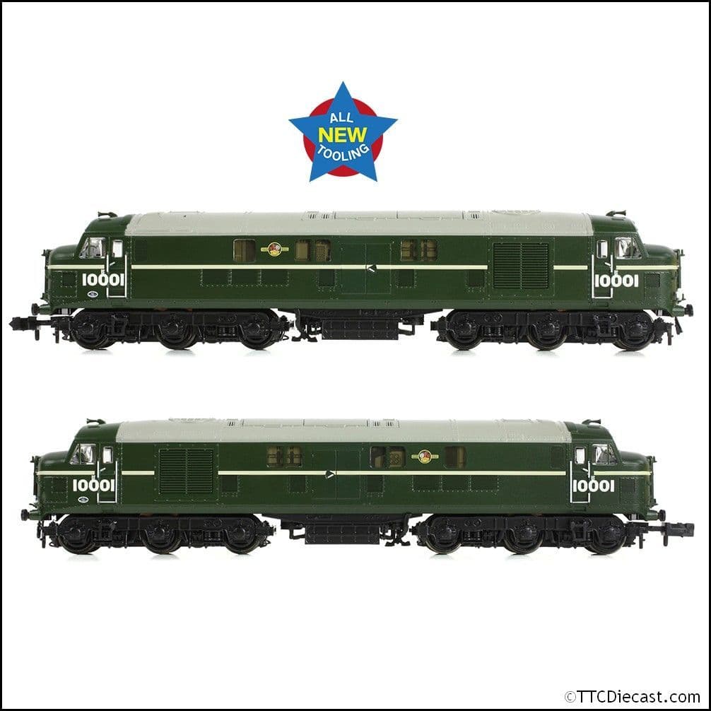 Farish 372-915 LMS 10001 BR Green (Late Crest) - N Gauge