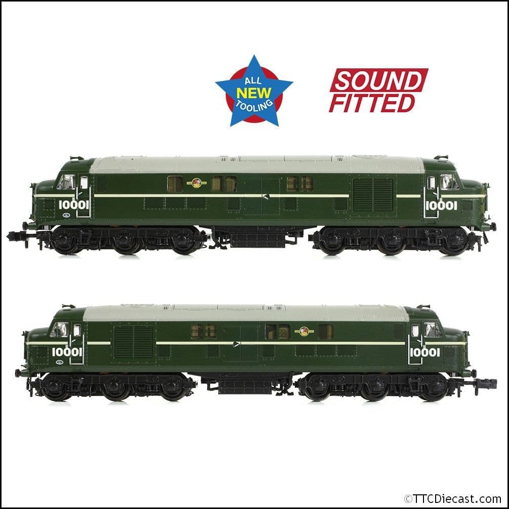Farish 372-915SF LMS 10001 BR Green (Late Crest) - N Gauge