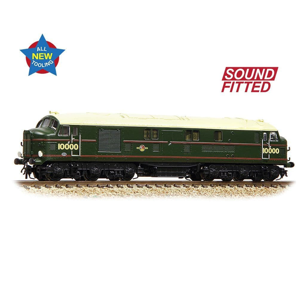 Farish 372-916SF LMS 10000 BR Lined Green (Late Crest) N Gauge