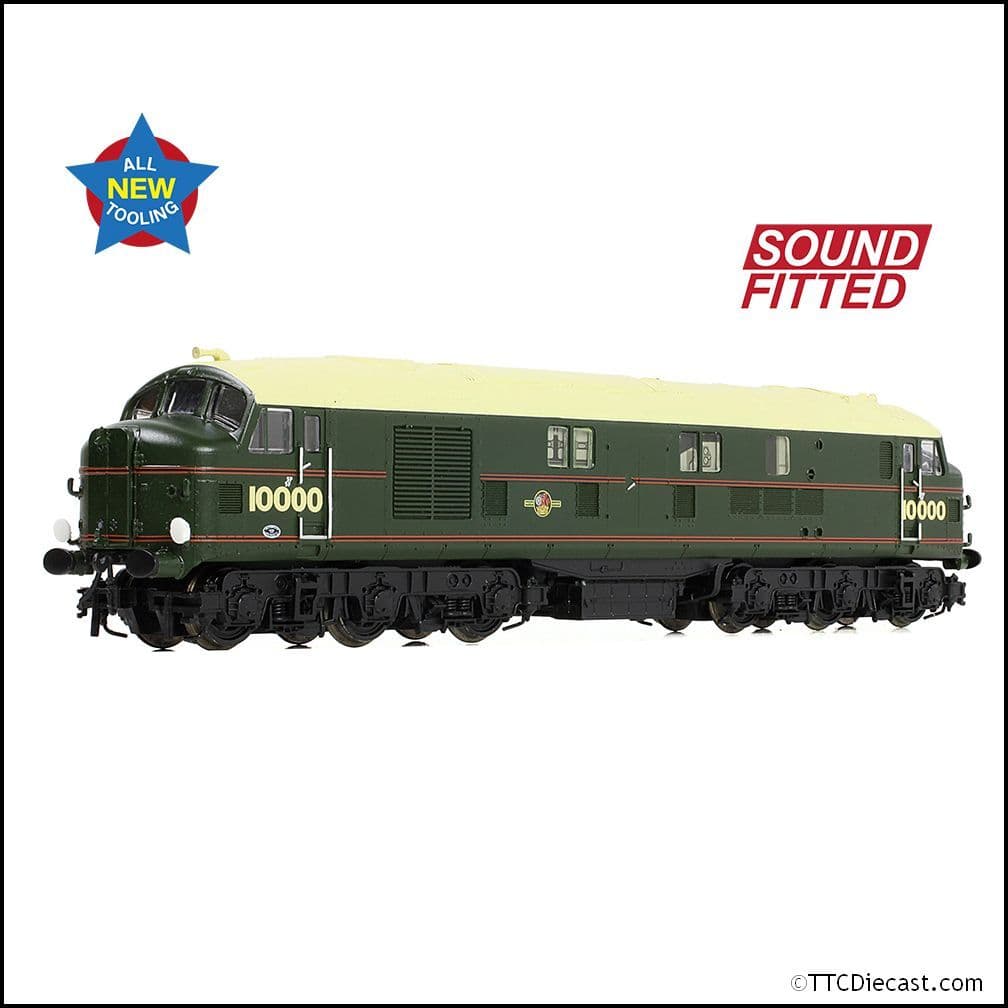 Farish 372-916SF LMS 10000 BR Lined Green (Late Crest) N Gauge