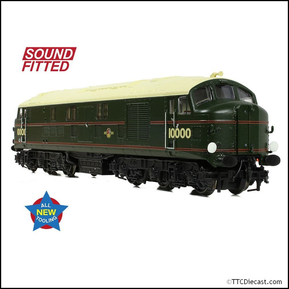Farish 372-916SF LMS 10000 BR Lined Green (Late Crest) N Gauge