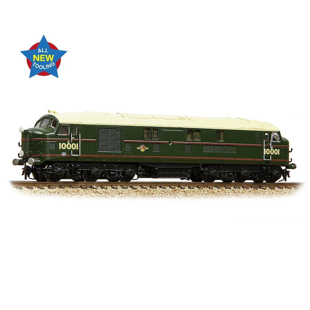 Farish 372-917 LMS 10001 BR Lined Green (Late Crest) N Gauge