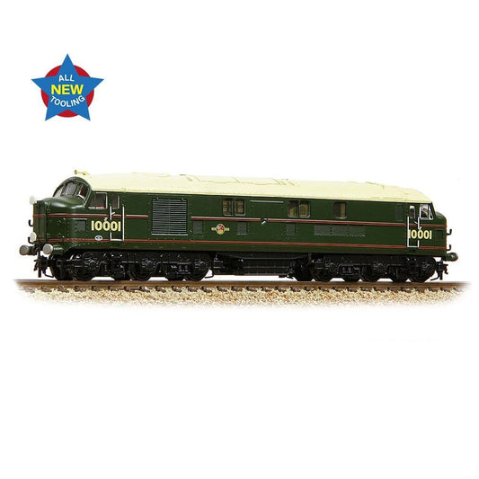 Farish 372-917 LMS 10001 BR Lined Green (Late Crest) N Gauge
