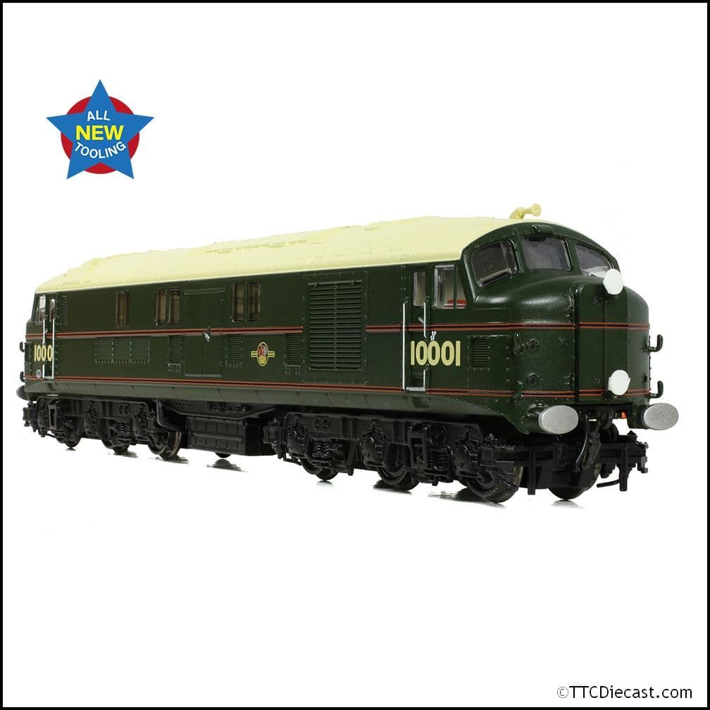 Farish 372-917 LMS 10001 BR Lined Green (Late Crest) N Gauge