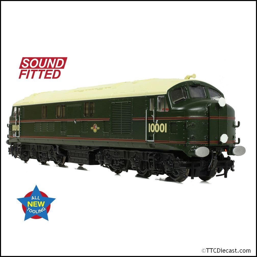 Farish 372-917SF LMS 10001 BR Lined Green (Late Crest) N Gauge