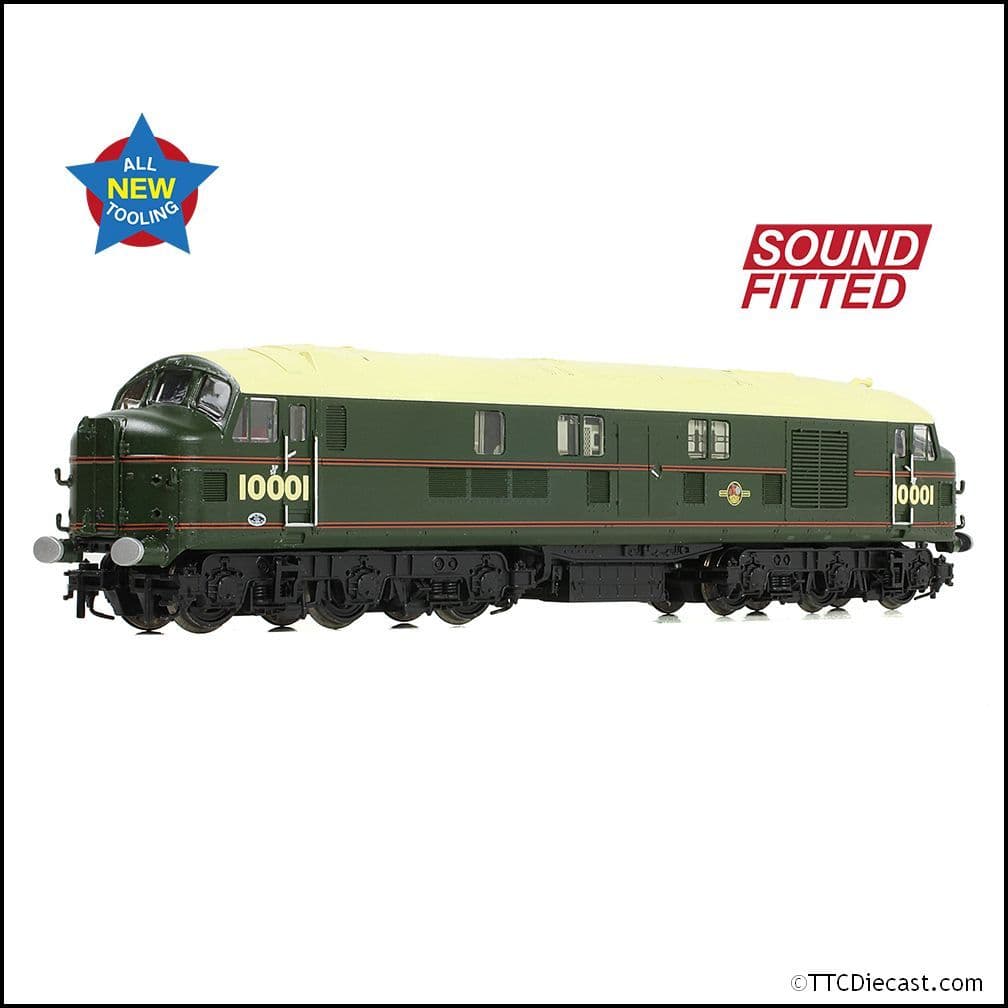 Farish 372-917SF LMS 10001 BR Lined Green (Late Crest) N Gauge