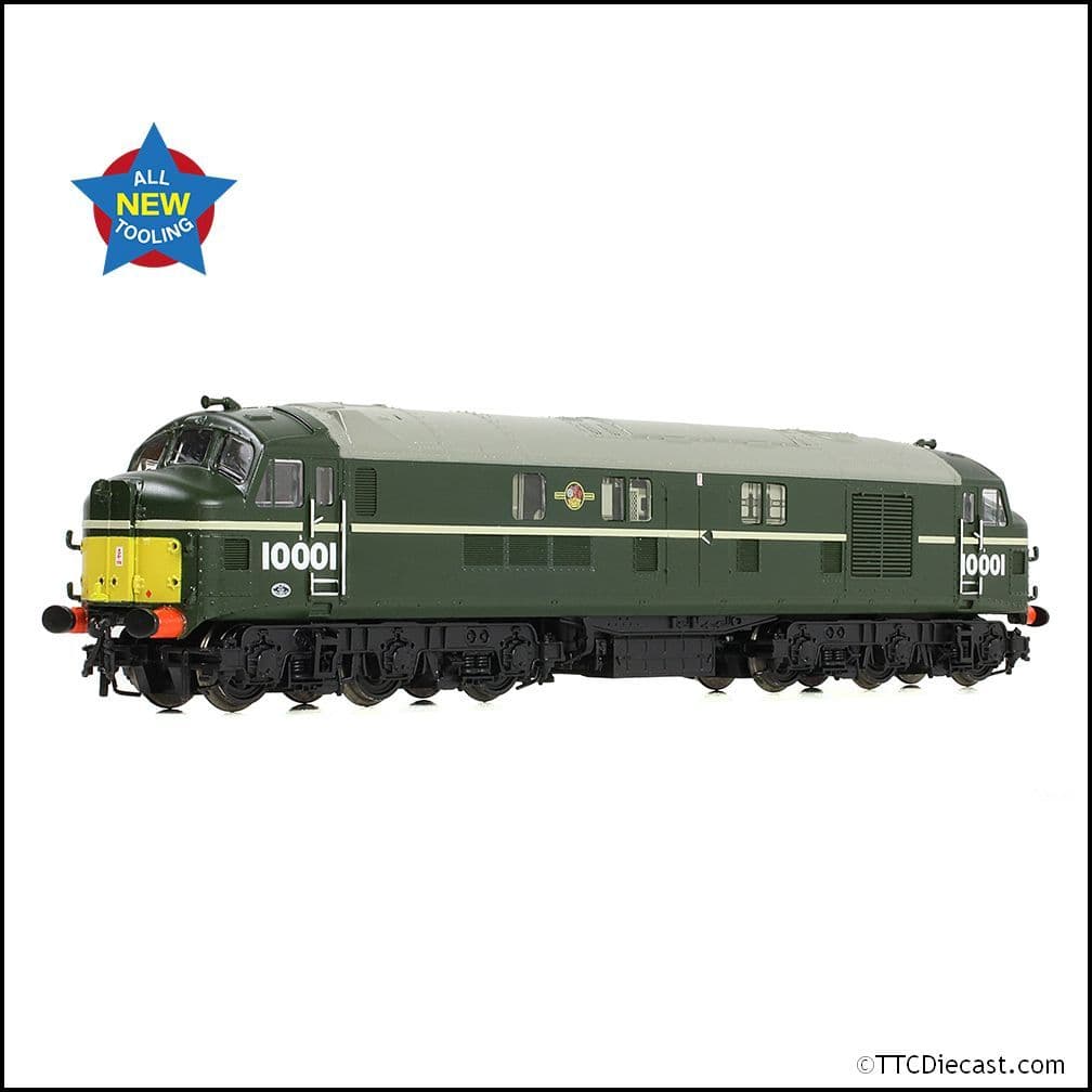 Farish 372-918 LMS 10001 BR Green (Small Yellow Panels) N Gauge