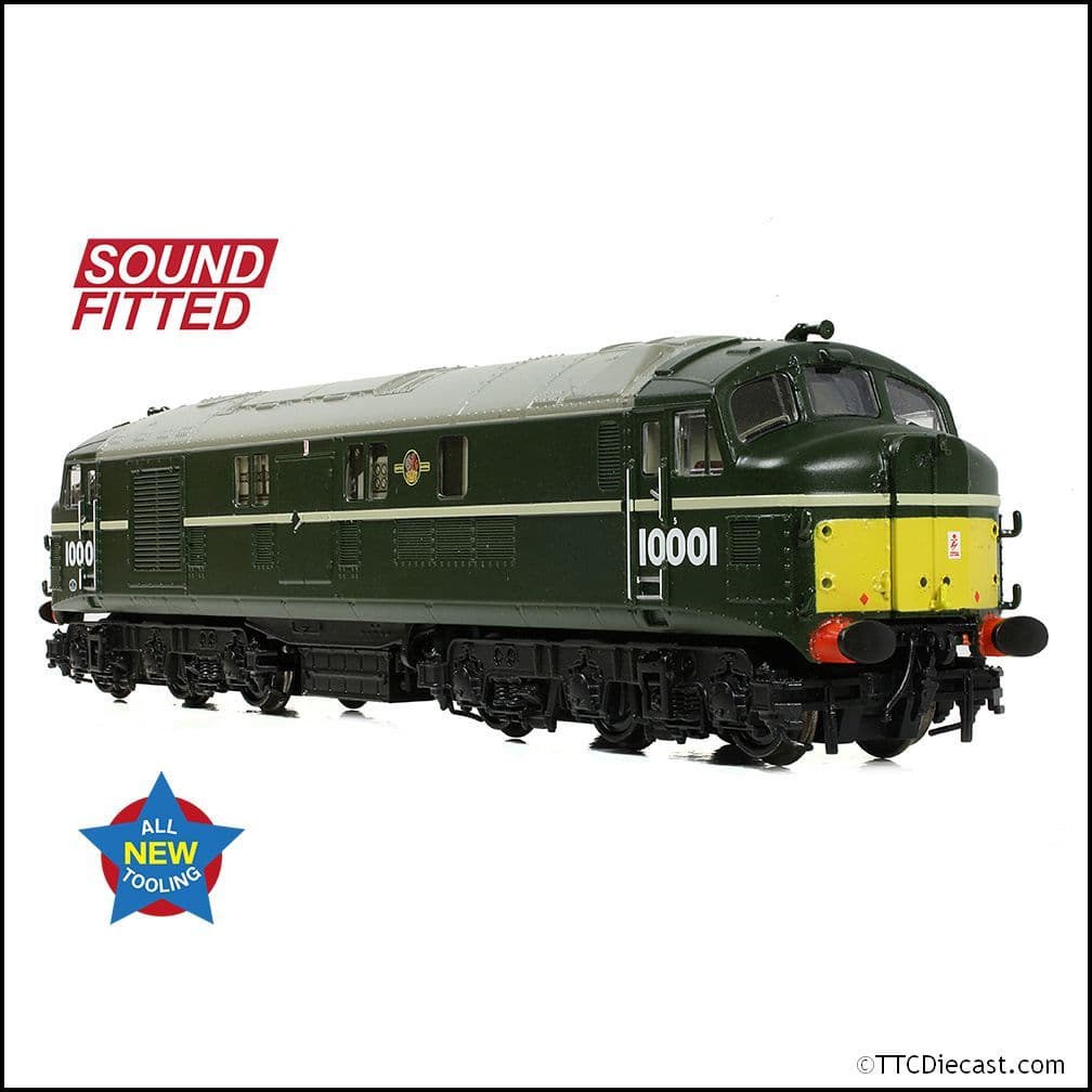 Farish 372-918SF LMS 10001 BR Green (Small Yellow Panels) N Gauge *LAST FEW*
