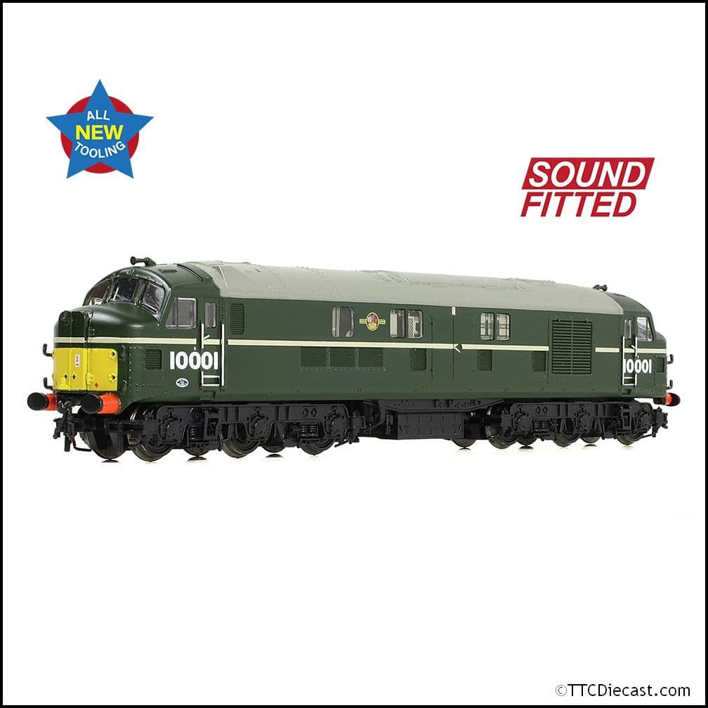 Farish 372-918SF LMS 10001 BR Green (Small Yellow Panels) N Gauge *LAST FEW*