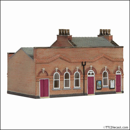 Scenecraft 42-0066R March Station Ticket Office Red - N Gauge