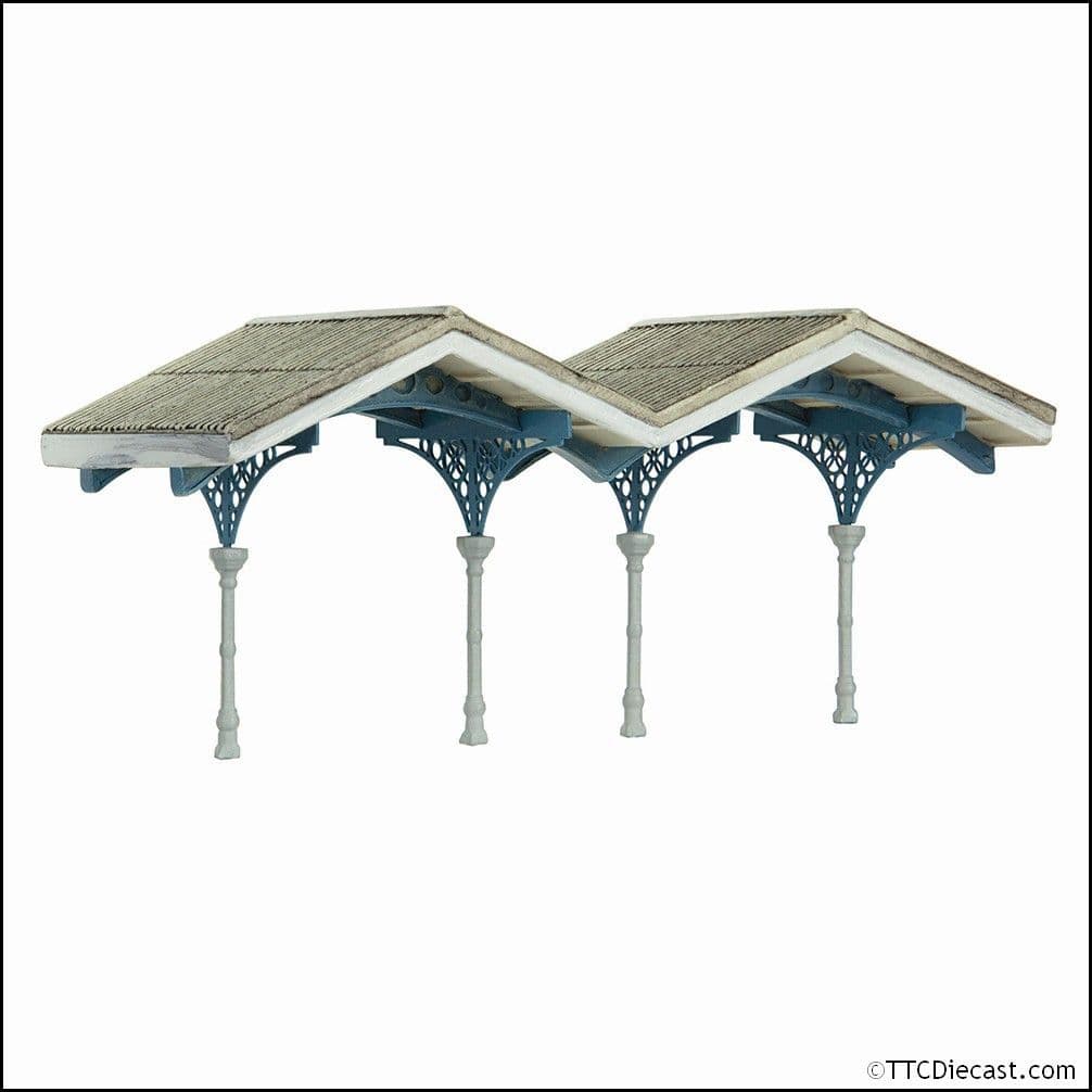Scenecraft 42-0068B March Station Canopy Blue - N Gauge