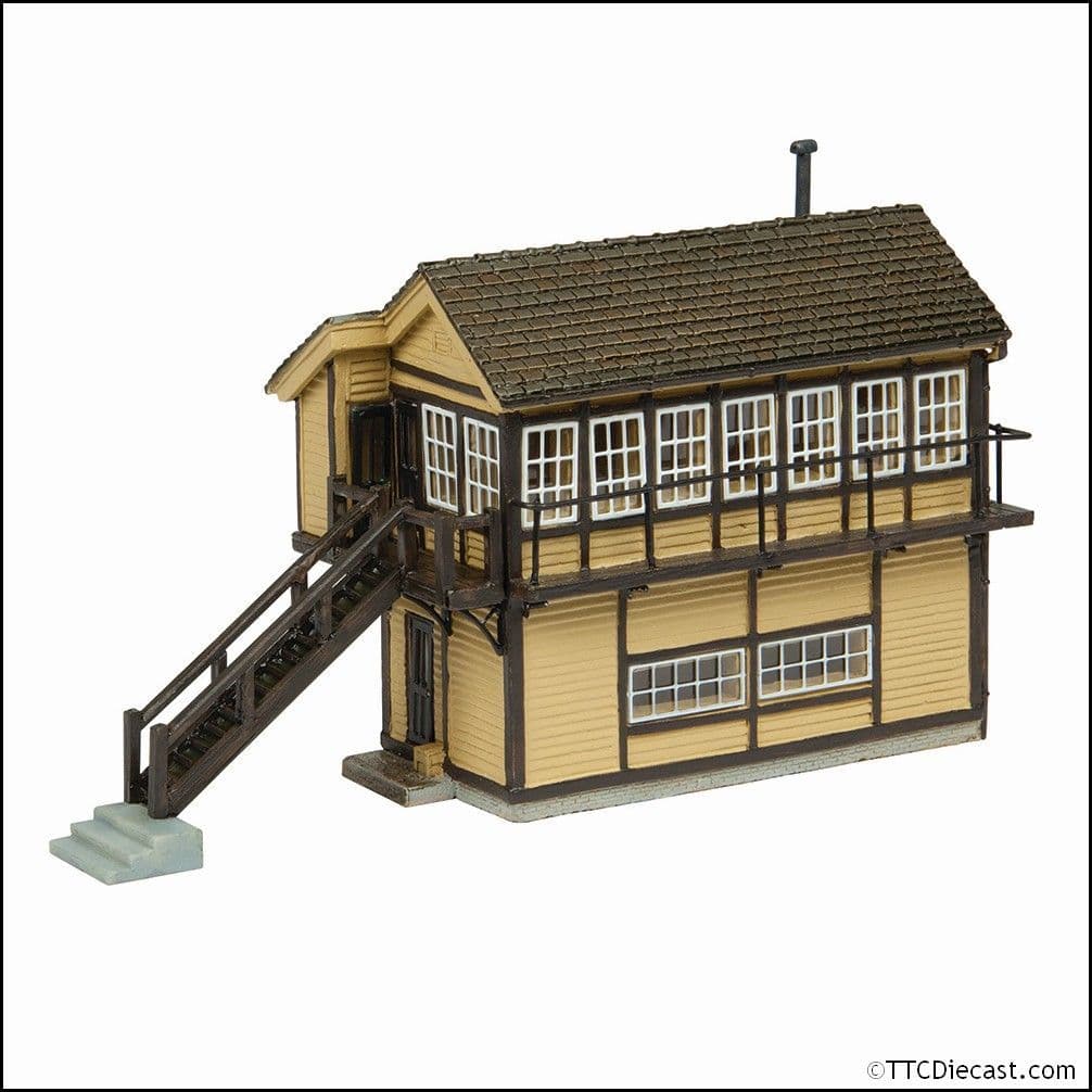 Scenecraft 42-0074 Wroxham Signal Box Brown & Cream - N Gauge