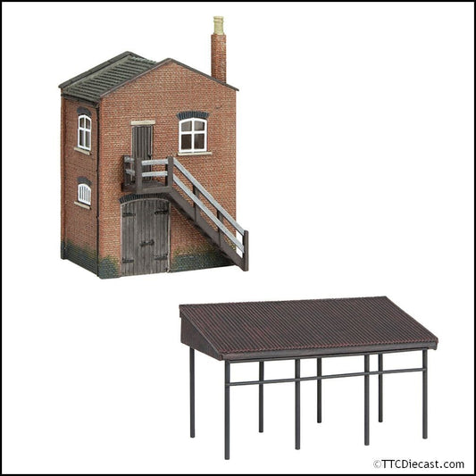 Scenecraft 42-0088 Industrial Store and Canopy - N Gauge *LAST FEW*
