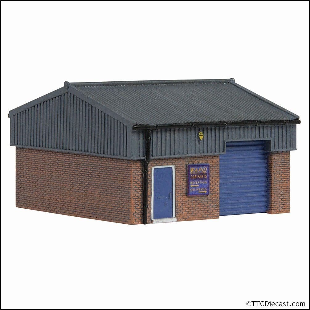 Scenecraft 42-0090B Small Industrial Unit Blue - N Gauge