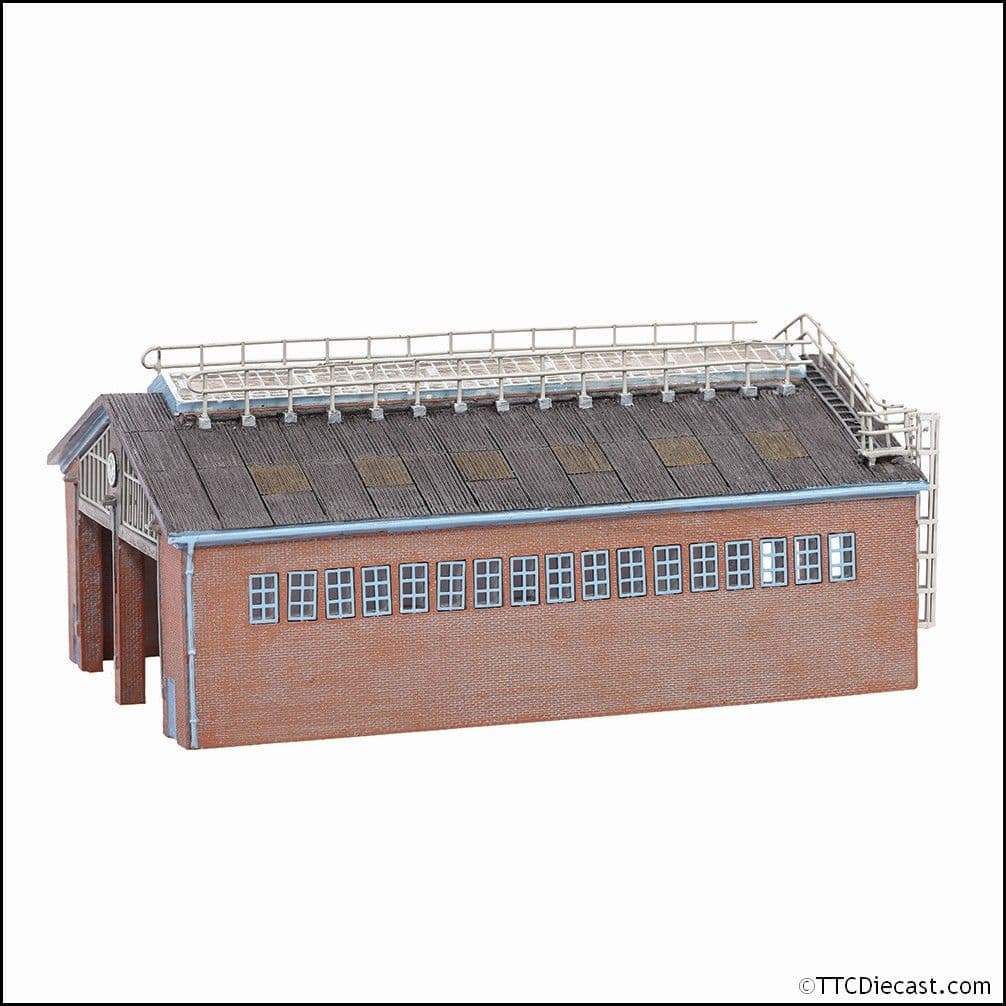 Scenecraft 42-017B Modern Servicing Depot Blue - N Gauge