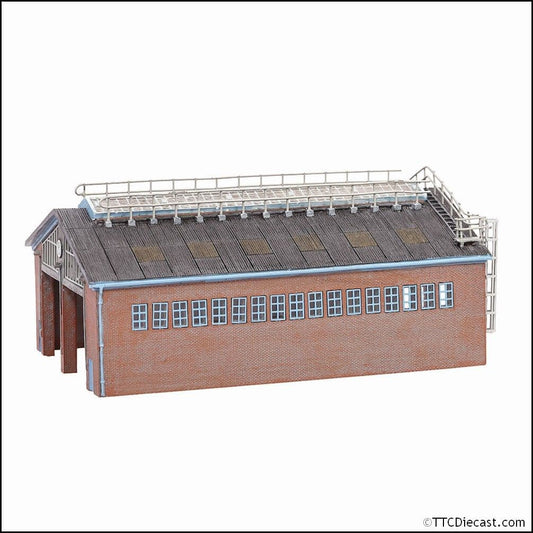 Scenecraft 42-017B Modern Servicing Depot Blue - N Gauge