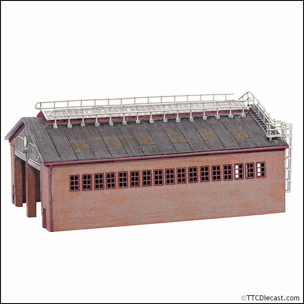 Scenecraft 42-017R Modern Servicing Depot Red - N Gauge