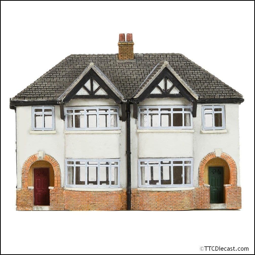 Scenecraft 42-134 1930s Semi Detached Houses, N Gauge *LAST FEW*