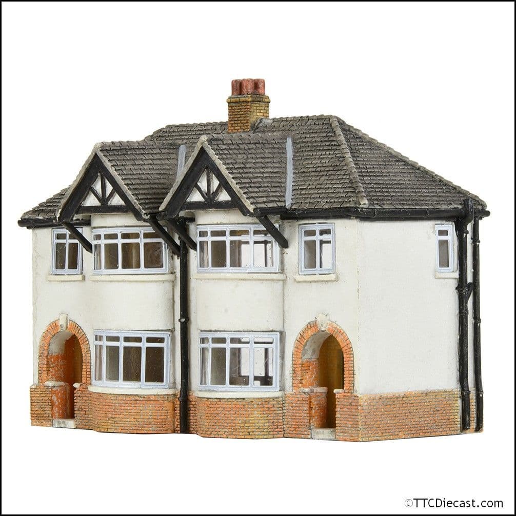 Scenecraft 42-134 1930s Semi Detached Houses, N Gauge *LAST FEW*