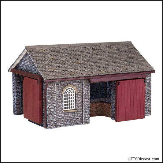 Scenecraft 42-170R Shillingstone Goods Shed Red - N Gauge
