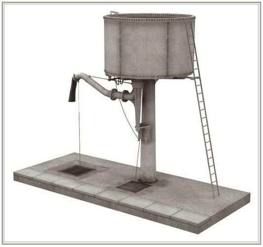 Scenecraft 42-186 Great Central Water Tower, N Gauge *LAST FEW*